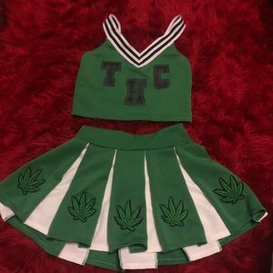 dolls kill “high” spirted cheerleader